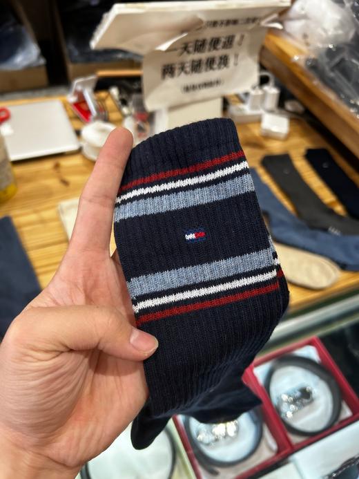 无折扣 现货Tommy hilfiger男士经典休闲袜 商品图3