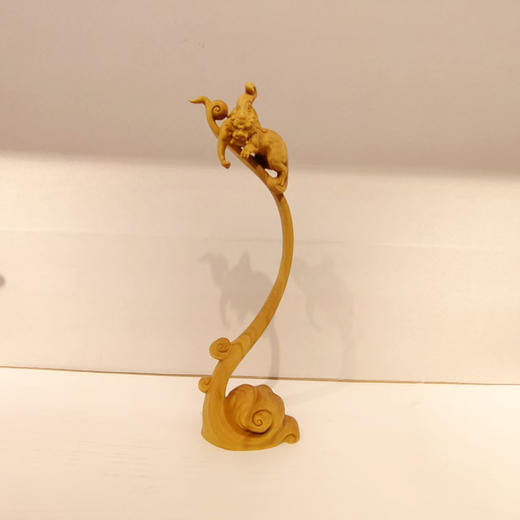 立貔貅°黄杨木摆件 商品图0
