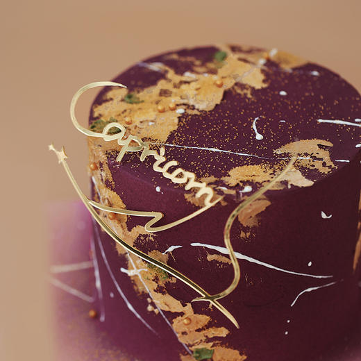 即将下架！2025新版「摩羯座」车厘子金黄度思巴斯克芝士味蛋糕 | 十二星座唯美星空系列 商品图4