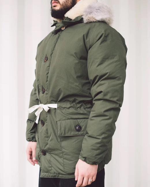 Nigel Cabourn 2022AW Everest Parka ventile 鹅绒狼毛防水棉布珠穆朗玛峰羽绒服 商品图3