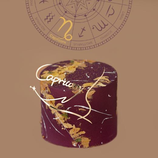 即将下架！2025新版「摩羯座」车厘子金黄度思巴斯克芝士味蛋糕 | 十二星座唯美星空系列 商品图0