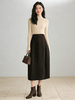 臣禾	【立裁花苞裙】羊毛混纺百搭显瘦A字松紧腰半身裙	JZ254030275 商品缩略图7