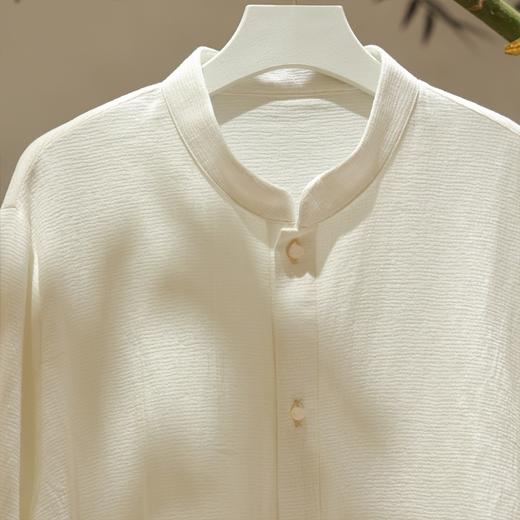 【抖音专属】新中式衬衣(25710073-山矾) 商品图1