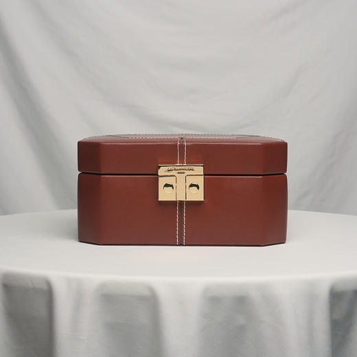 北京仓｜LE TANNEUR-jewellery box with leather-棕色 珠宝首饰盒（小号）［法国设计师］ 商品图2