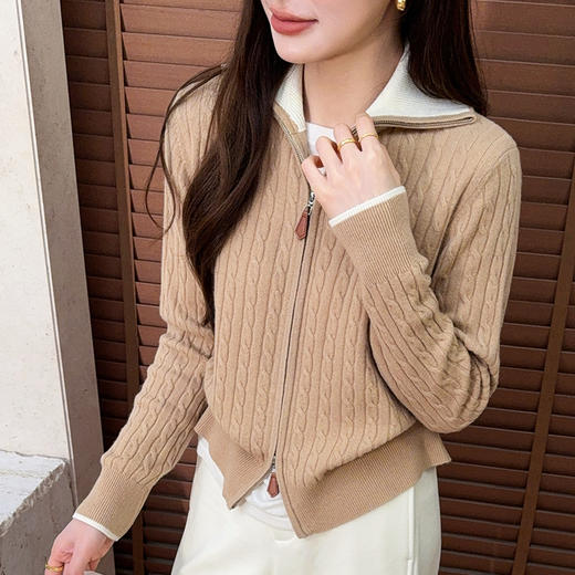 【特价不退换】【预售7天】良木礼绵羊毛开衫（1497） 商品图0