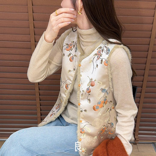 【预售7天】良木礼桑蚕丝马甲（1310） 商品图2