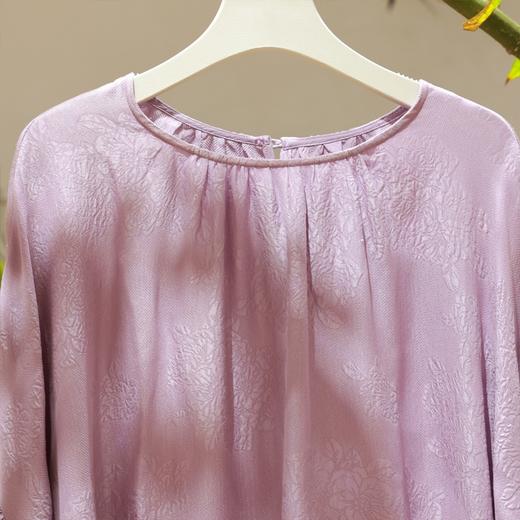 【抖音专属】新中式上衣（25708278-紫薄汗） 商品图1