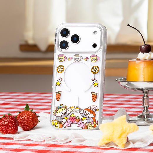 【暖暖小屋】下午茶派对 POPCASE手机壳 MagSafe Popcase磁吸款 灵感家 透明 拼贴 iPhone17/16/15/14/13 商品图1