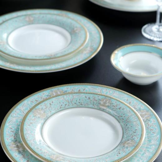 品物攸宜蓝色多瑙河10人52头骨瓷餐具 商品图2