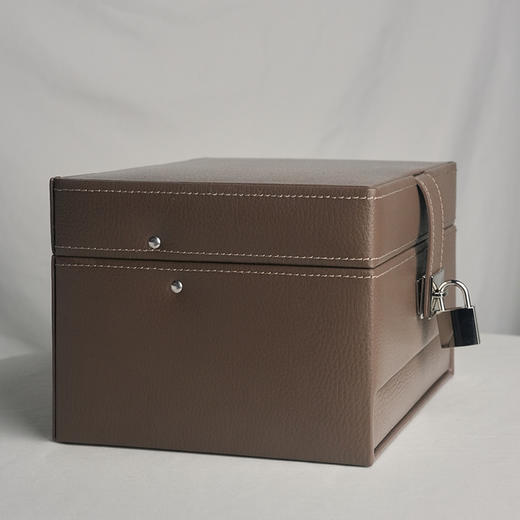 北京仓｜LE TANNEUR-MEDIUM AUTOMATIC-中号 自动开启 珠宝盒（灰褐色）［法国设计师］ 商品图2