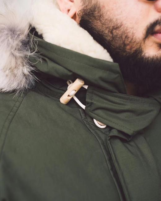 Nigel Cabourn 2022AW Everest Parka ventile 鹅绒狼毛防水棉布珠穆朗玛峰羽绒服 商品图6