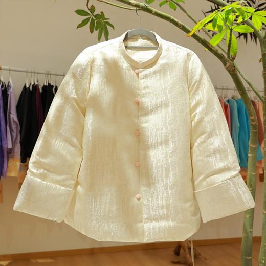 【抖音专属】新中式羽绒服(25803123C-酂白) 商品图0