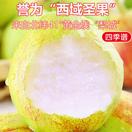 【食礼疆南】新疆库尔勒香梨现采摘新鲜水果精品 一级/特级 家庭装8斤/箱(QF) 商品图1