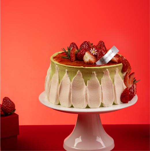 开心果草莓蛋糕6英寸 商品图0