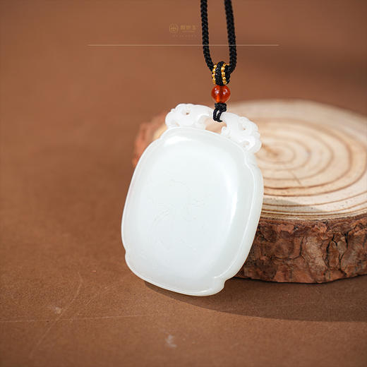 「年礼优选」【绿卿】羊脂玉竹牌（一口价特惠款） 商品图5