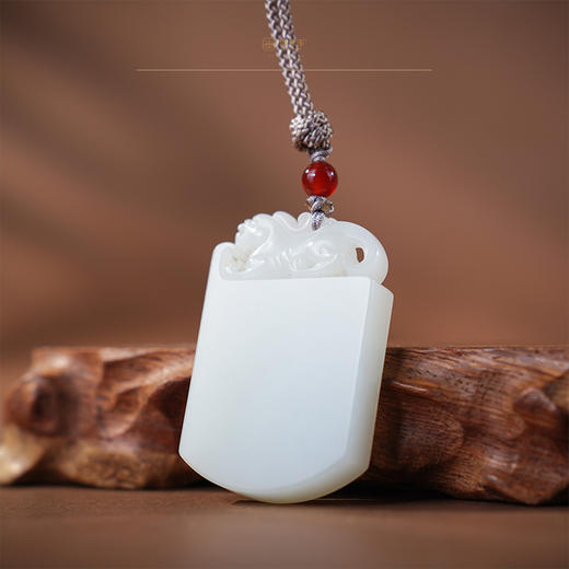 「年礼优选」【府上有龙】羊脂玉龙牌（一口价特惠款）） 商品图1