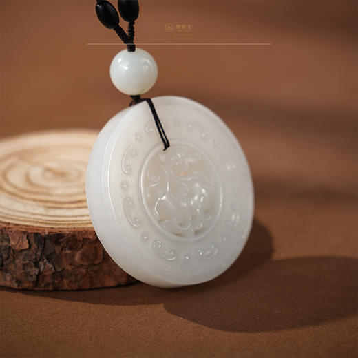 「年礼优选」【震麟】羊脂玉龙璧（一口价特惠款） 商品图4