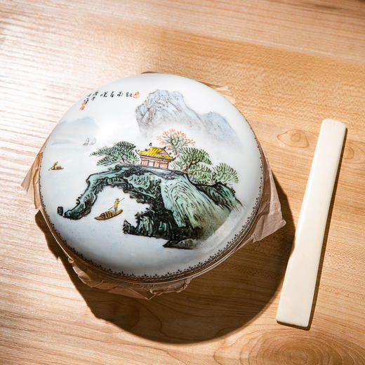 80年代上海西泠印社制“美丽朱砂印泥”（十两装） 商品图4