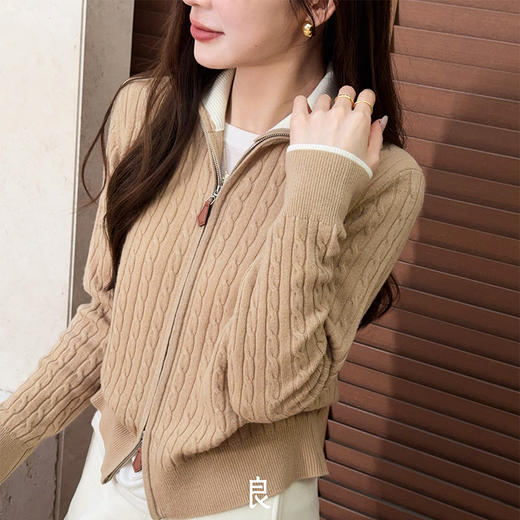 【特价不退换】【预售7天】良木礼绵羊毛开衫（1497） 商品图4