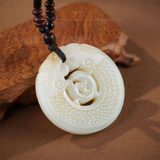 「年礼优选」【瑞羽】羊脂玉凤璧（一口价特惠款） 商品图4