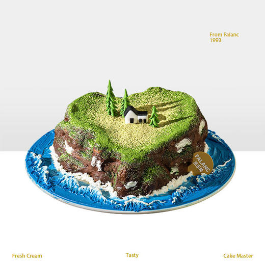 【心形岛屿】一望无际的海洋中心 坐落着心形岛屿 商品图0