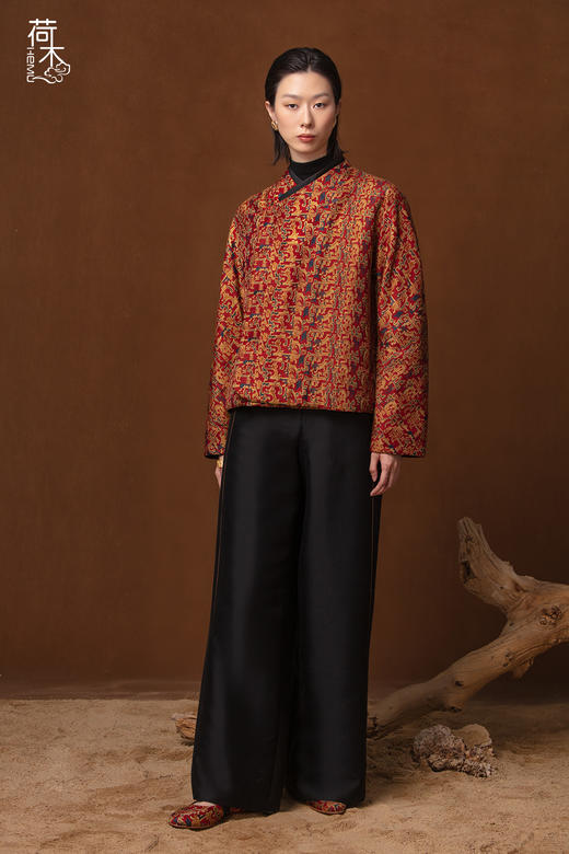 荷木HEMU丨大宜子孙锦·裤子 商品图4