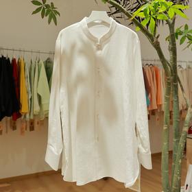 【抖音专属】新中式衬衣(25710073-山矾)