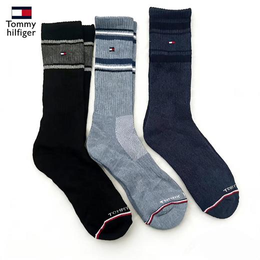 无折扣 现货Tommy hilfiger男士经典休闲袜 商品图0