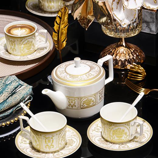 凡瑞斯吉祥金苑19头6人份骨瓷咖啡具 商品图2