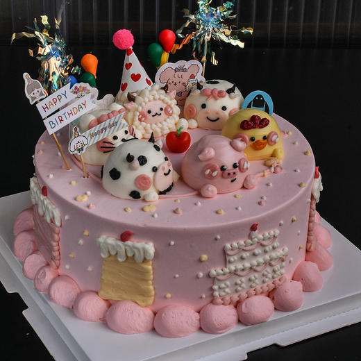 小伙伴奶油蛋糕 商品图4