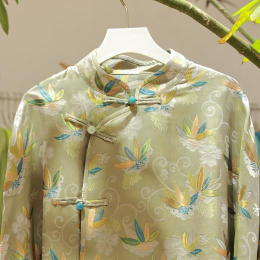 【抖音专属】新中式上衣(25710296-靑楸) 商品图1