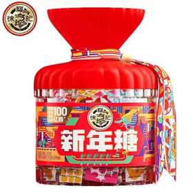 徐福记新年糖桶装420g