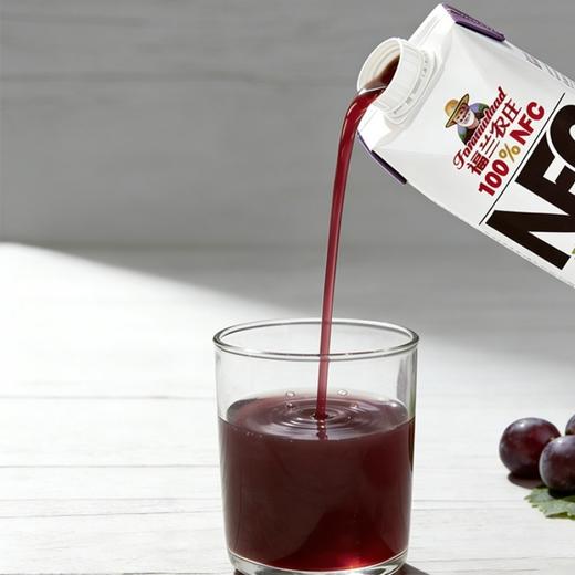 福兰农庄 100%NFC 石榴汁丨白桃汁丨橙汁丨葡萄汁1L/盒 商品图3