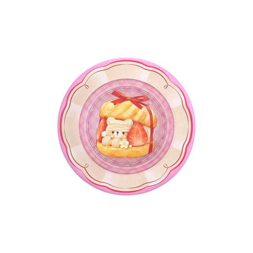 【暖暖小屋】奶油泡芙塔·MagSafe圆啪嗒 MAGSAFE磁吸手机气囊支架 Round圆啪嗒系列 粉色 灵感家 商品图2