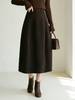 臣禾	【立裁花苞裙】羊毛混纺百搭显瘦A字松紧腰半身裙	JZ254030275 商品缩略图2
