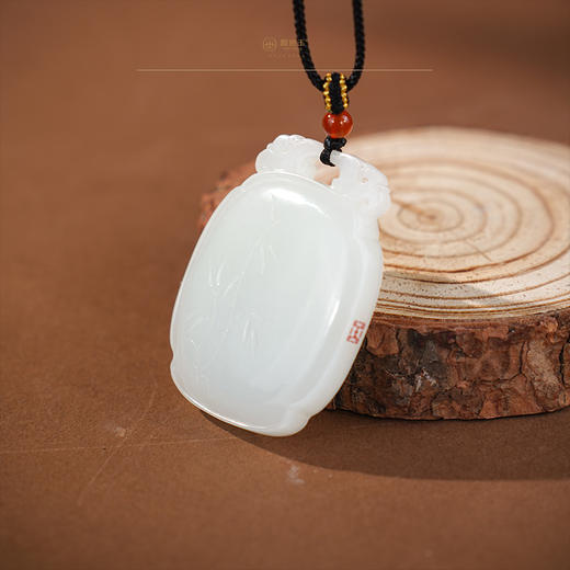 「年礼优选」【绿卿】羊脂玉竹牌（一口价特惠款） 商品图2