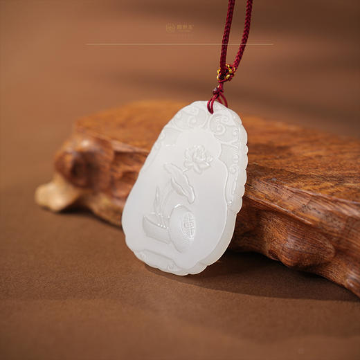 【一口价】「纳吉系列」【富贵平安】羊脂玉牌 商品图3