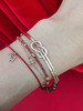 SpoiledBrat Jewelry 18K金钻石字母幸运红绳手链 商品缩略图5