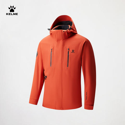 卡尔美男士三合一冲锋衣(软壳内胆)6619WT1016 商品图1