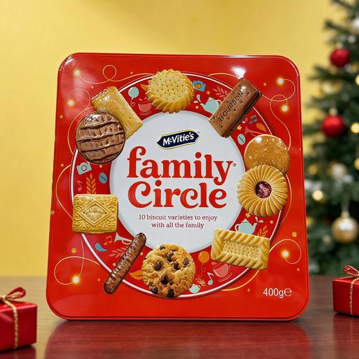 麦维他饼干欢聚礼盒400g /152952  伴手礼盒圣诞节零食小吃装多种口味 商品图0