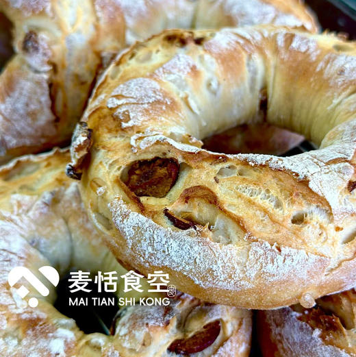 燕麦枣安青稞软欧（约12点出炉）面团无糖无油 内馅低糖低油 枣香浓郁 商品图1