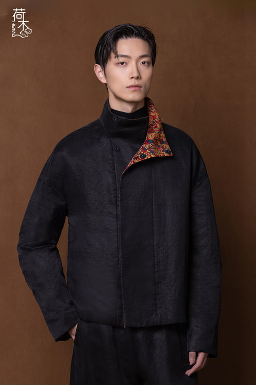 荷木HEMU丨[MEN]玄之·短棉服 商品图0