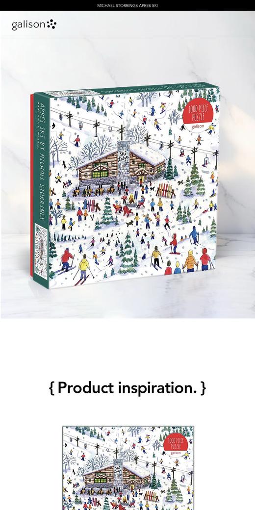 【全新捡漏】GALISON 圣诞冬季拼图 放松减压-艺术装饰-益智礼赠 商品图3