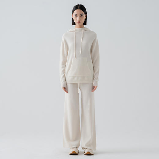 VogoPetite100%山羊绒减龄卫衣全成型帽衫BP132E1113 商品图1