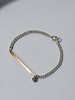 SpoiledBrat Jewelry金银配ID一字手链 商品缩略图3