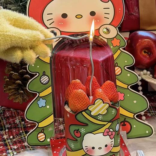 【圣诞限定】圣诞树kitty-草莓蛋糕（约4英寸） 商品图4