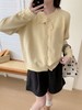 【超美针织衫】M06小领结款圆领宽松韩系毛衣-喜出 商品缩略图0