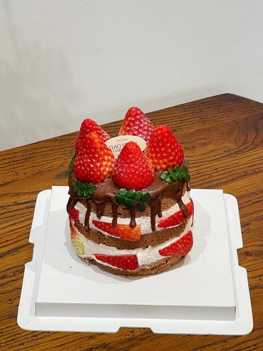 巧克力草莓裸蛋糕 商品图0