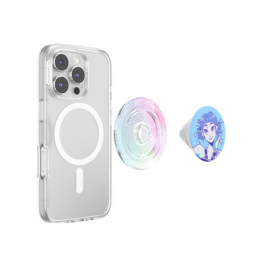 【K-pop:猎魔女团】猎魅·佐依·MagSafe圆啪嗒 泡泡骚 x K-pop: 猎魔女团 MAGSAFE磁吸手机气囊支架 Round圆啪嗒系列 蓝色 商品图3