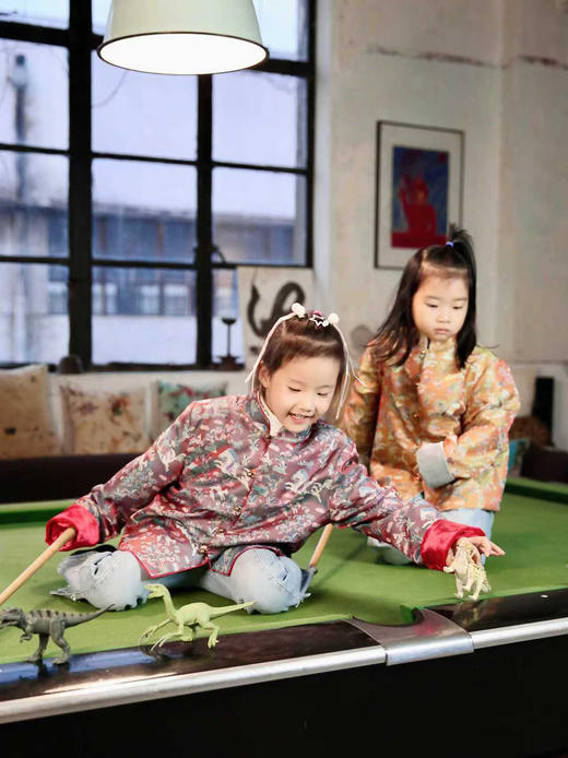 盛唐牡丹 | Kids 中国红马跃新春双穿外套 商品图4